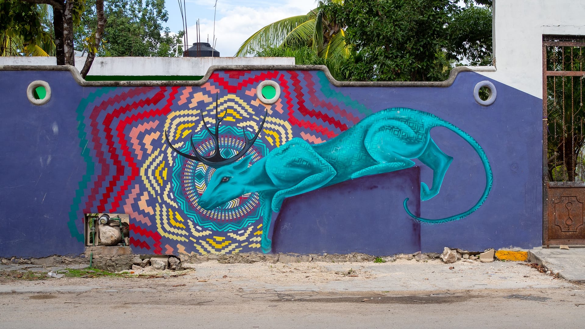 Street art in Tulum, Mexico